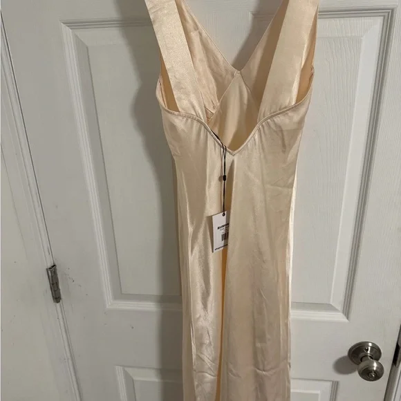 Rumored Elegant Cream Maxi Dress - Picture 3 of 5